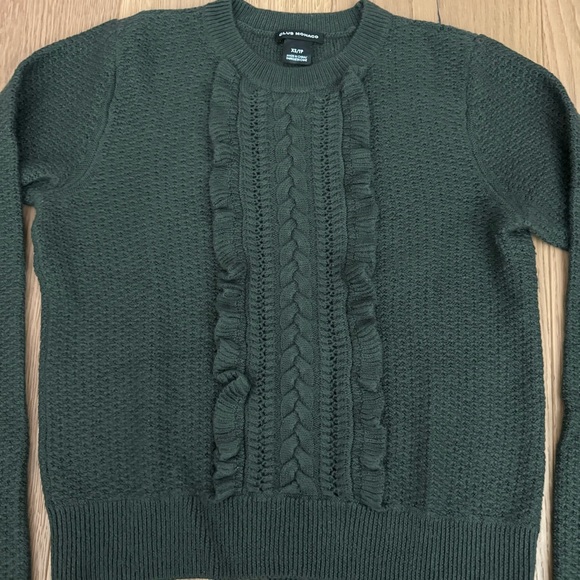 Club Monaco Ruffle Front Sweater - Picture 5 of 6